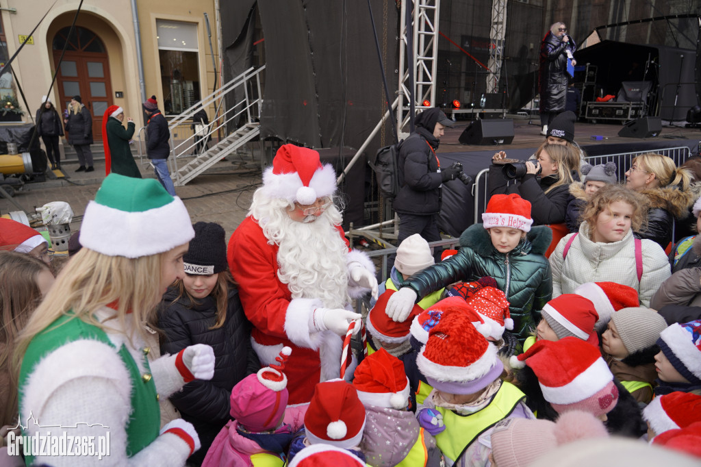 Święty Mikołaj na Rynku w Grudziądzu