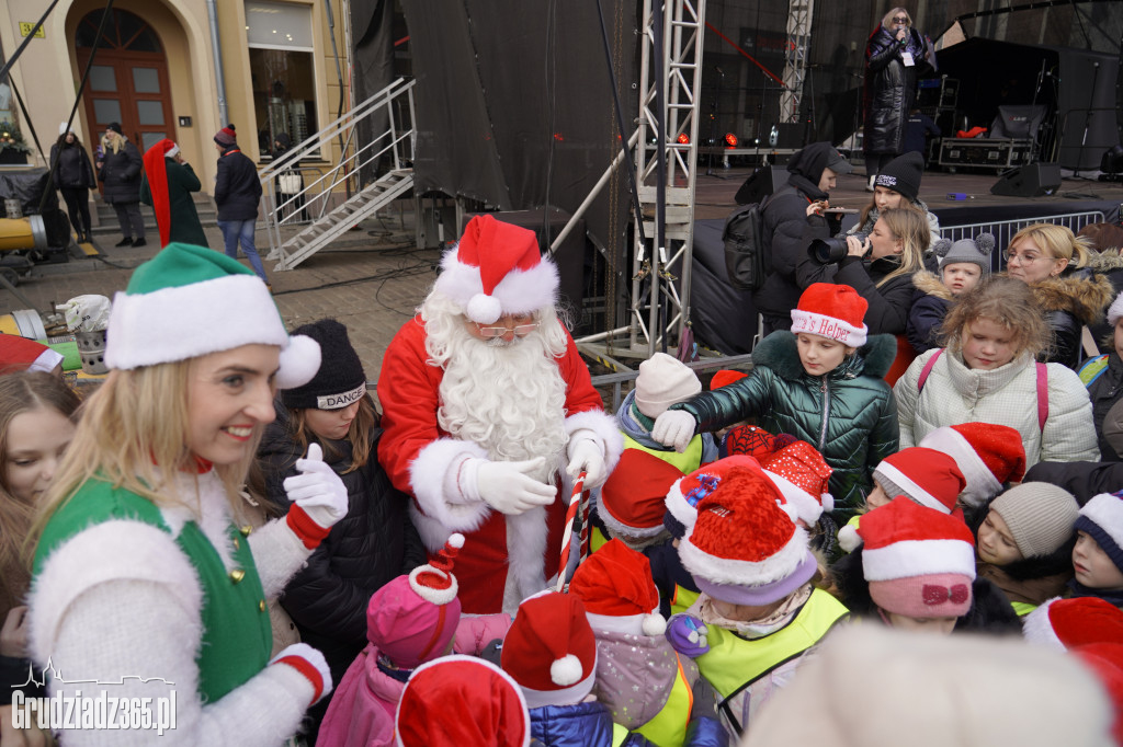 Święty Mikołaj na Rynku w Grudziądzu