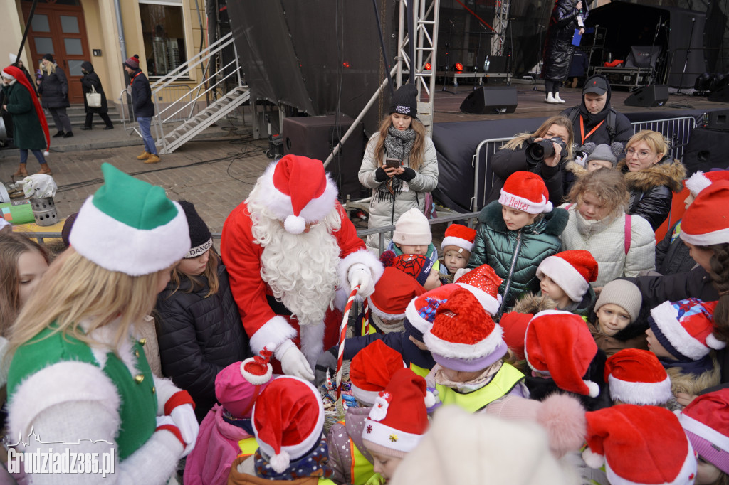 Święty Mikołaj na Rynku w Grudziądzu