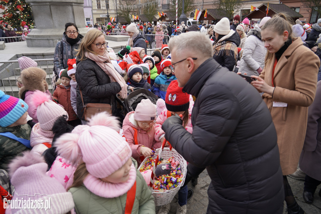 Święty Mikołaj na Rynku w Grudziądzu