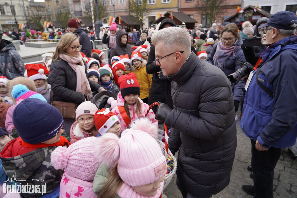 Święty Mikołaj na Rynku w Grudziądzu