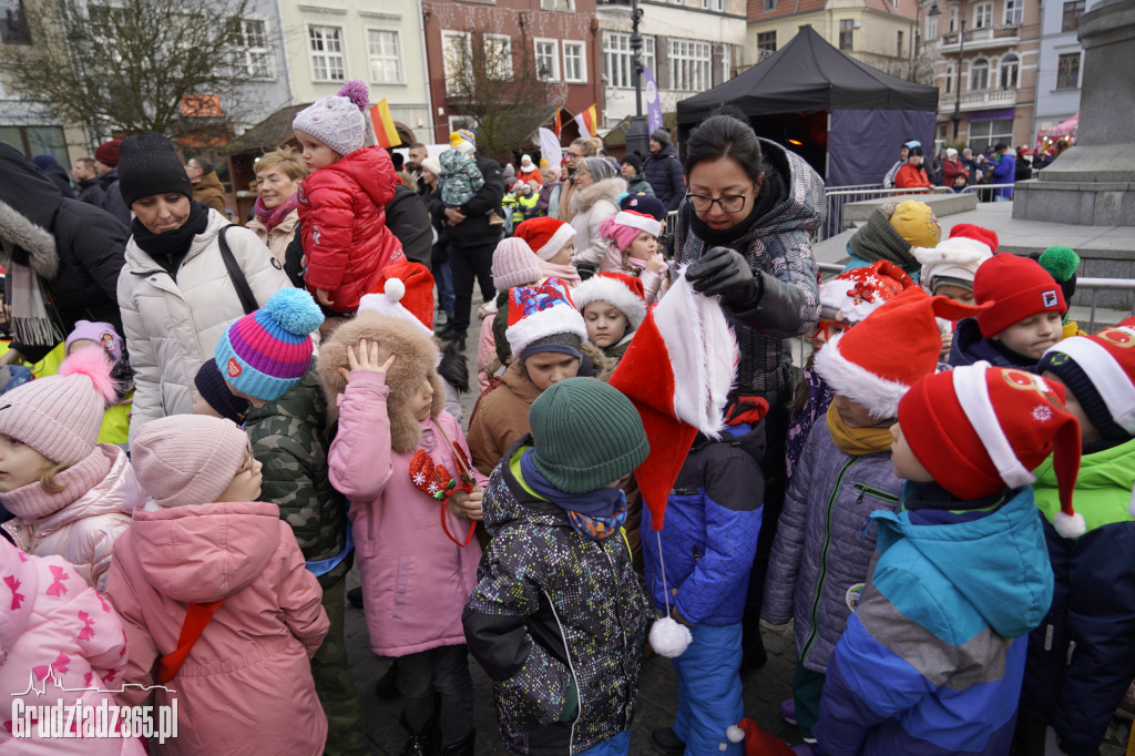 Święty Mikołaj na Rynku w Grudziądzu