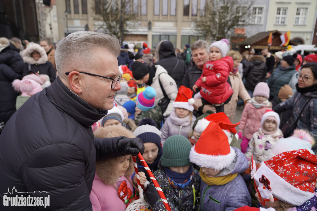Święty Mikołaj na Rynku w Grudziądzu