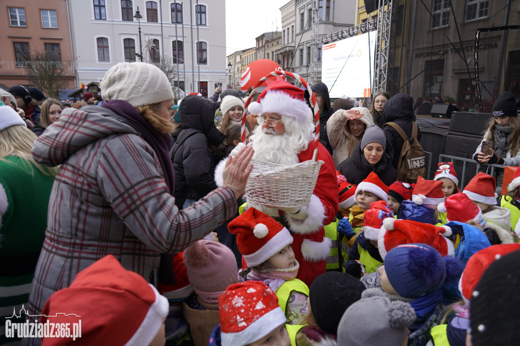 Święty Mikołaj na Rynku w Grudziądzu