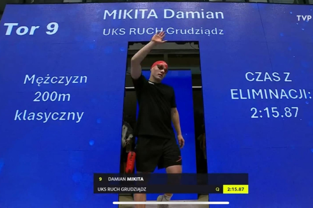 Damian Mikita z UKS Ruch Grudziądz brązowym medalistą Zimowych Mistrzostw Polski!