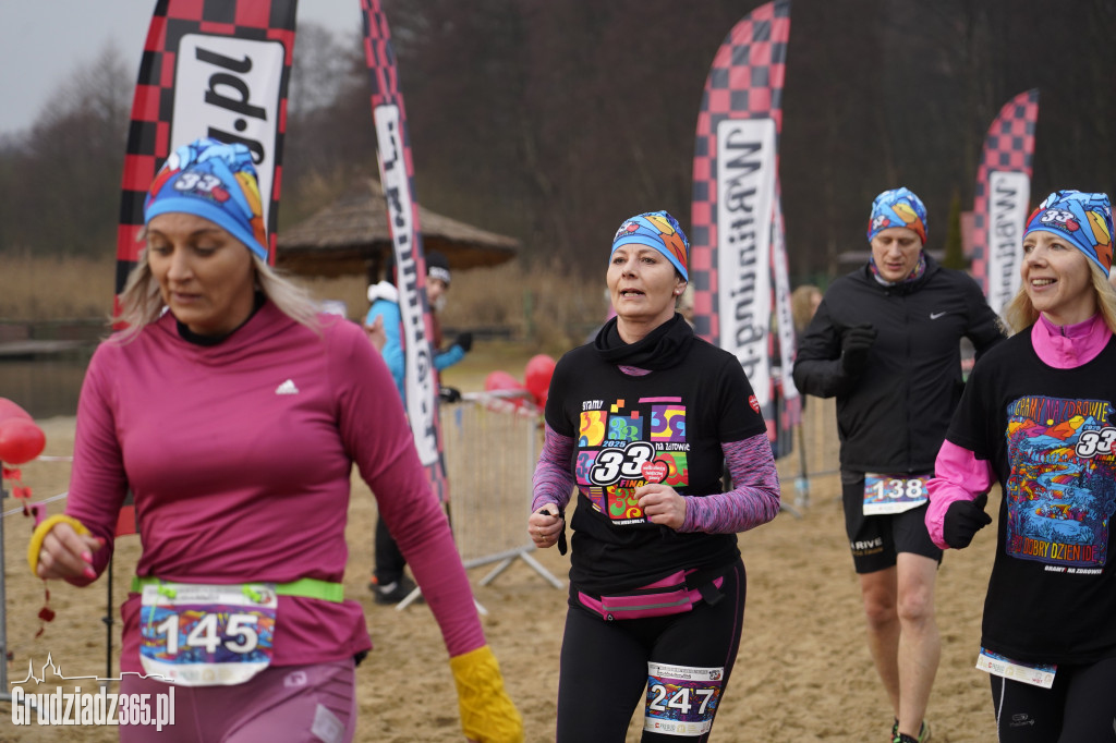 Bieg WOŚP na plaży miejskiej w Rudniku – relacja