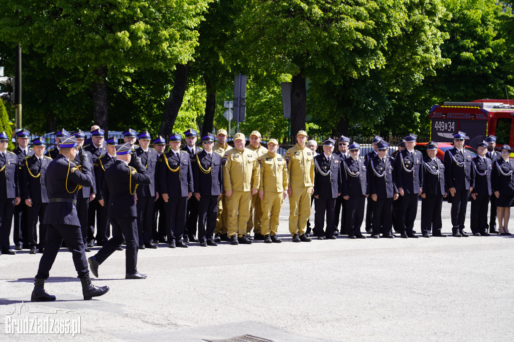 Strażackie Święto w Grudziądzu: odznaczenia, awanse i jubileusze