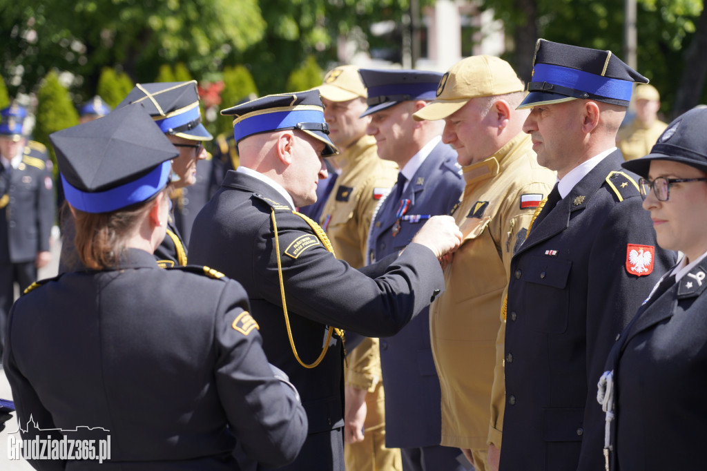 Strażackie Święto w Grudziądzu: odznaczenia, awanse i jubileusze