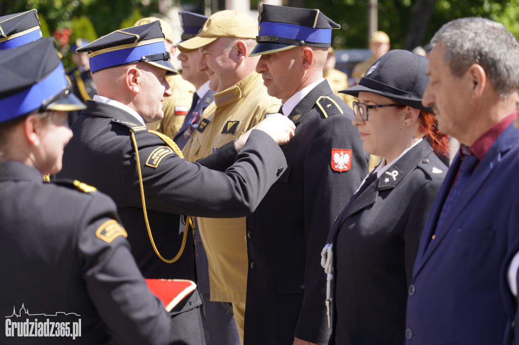 Strażackie Święto w Grudziądzu: odznaczenia, awanse i jubileusze