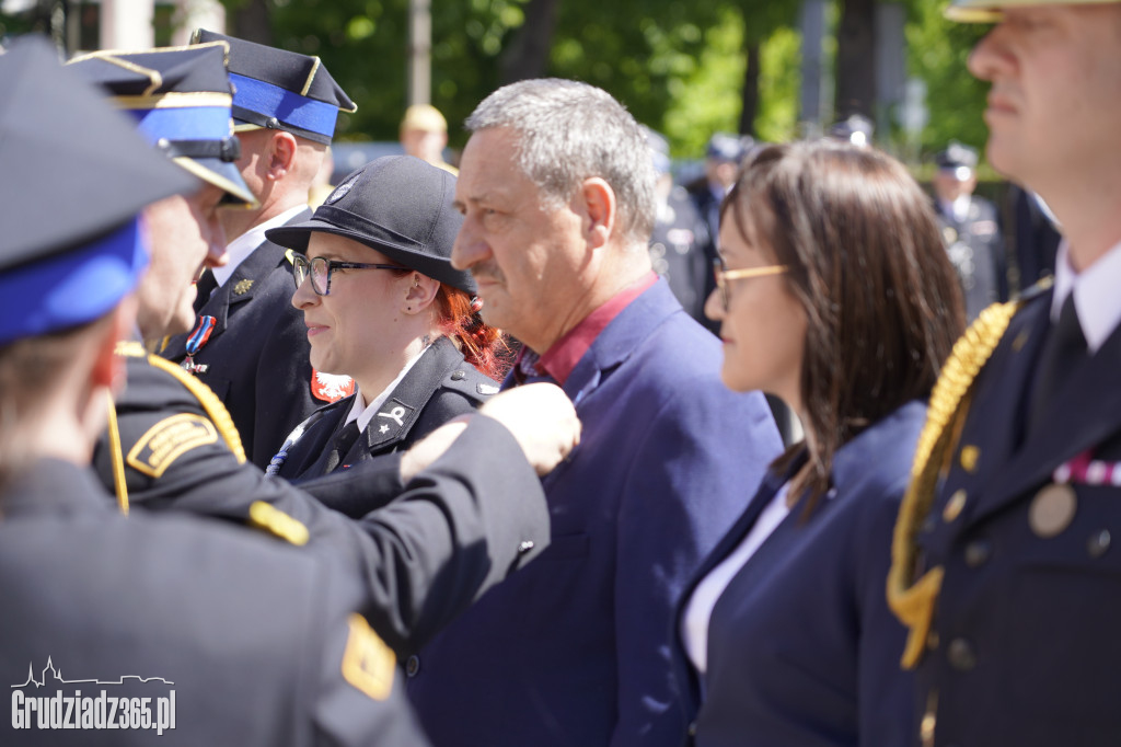 Strażackie Święto w Grudziądzu: odznaczenia, awanse i jubileusze