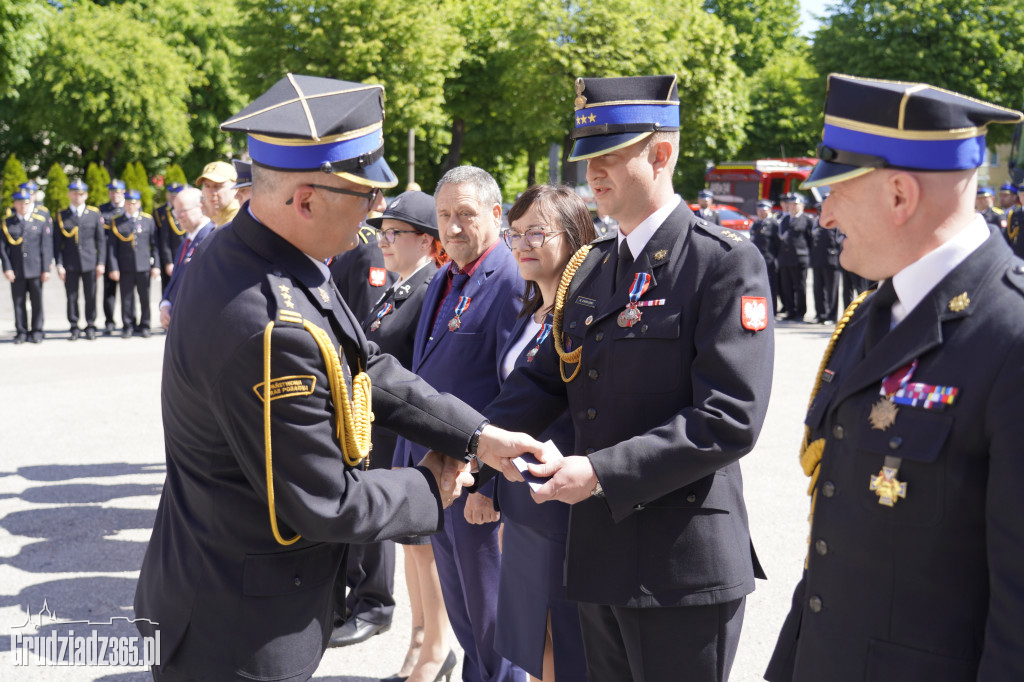 Strażackie Święto w Grudziądzu: odznaczenia, awanse i jubileusze