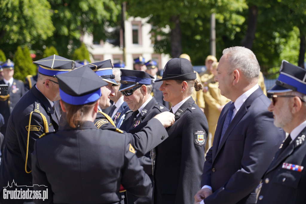 Strażackie Święto w Grudziądzu: odznaczenia, awanse i jubileusze