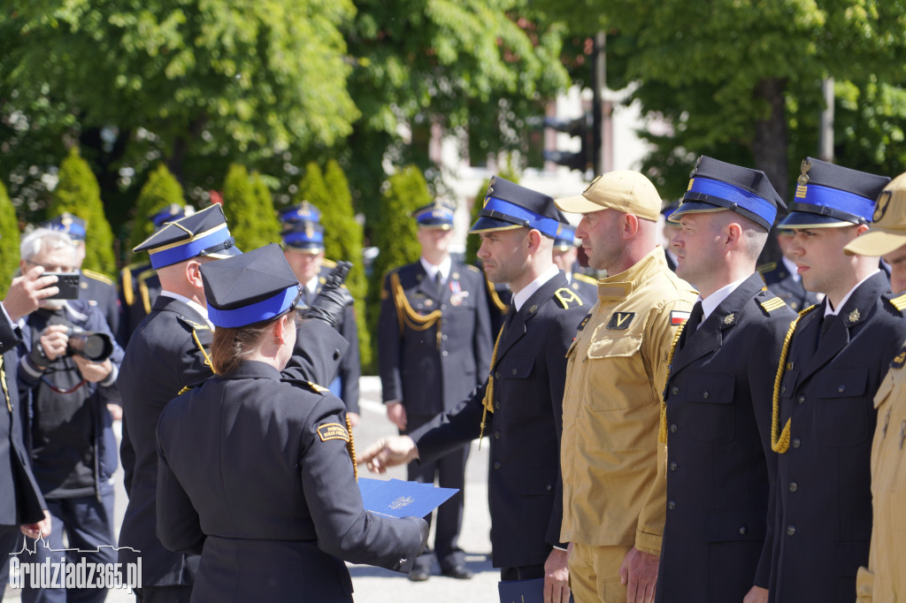 Strażackie Święto w Grudziądzu: odznaczenia, awanse i jubileusze