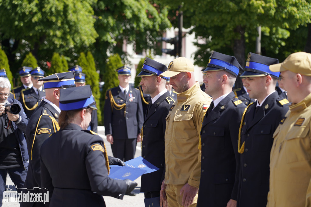 Strażackie Święto w Grudziądzu: odznaczenia, awanse i jubileusze