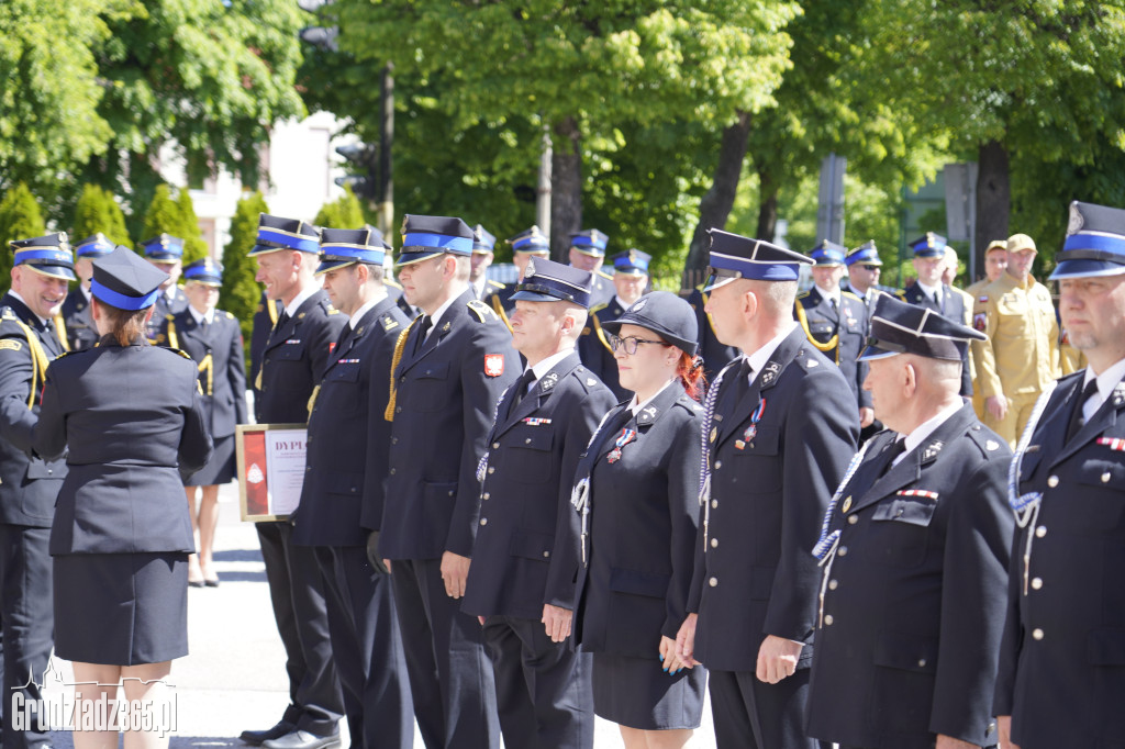 Strażackie Święto w Grudziądzu: odznaczenia, awanse i jubileusze