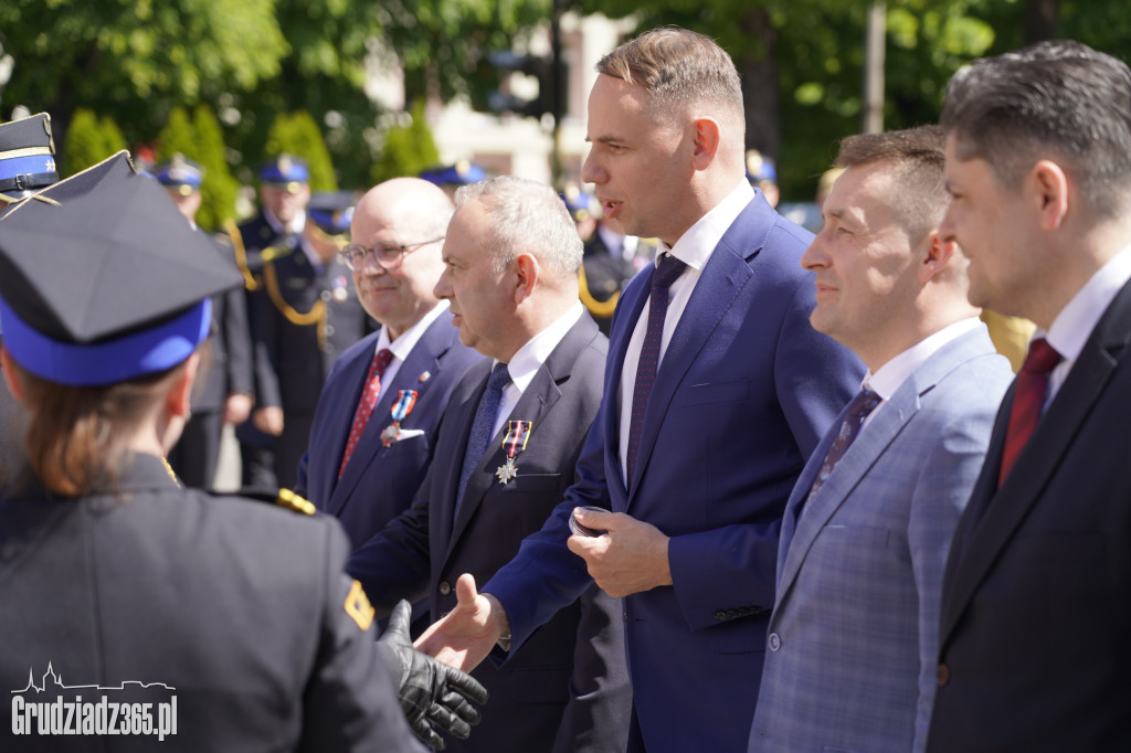 Strażackie Święto w Grudziądzu: odznaczenia, awanse i jubileusze