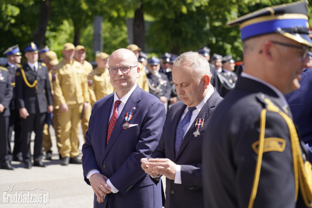Strażackie Święto w Grudziądzu: odznaczenia, awanse i jubileusze