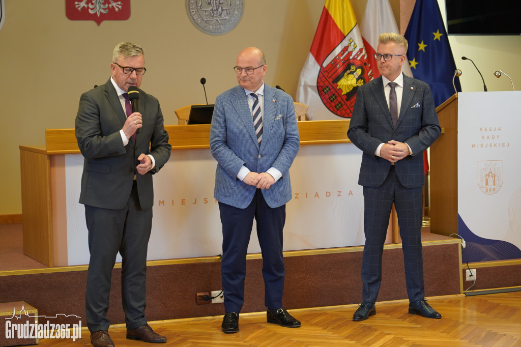 Pracownicy MZK Grudziądz odebrali medale za długoletnią pracę