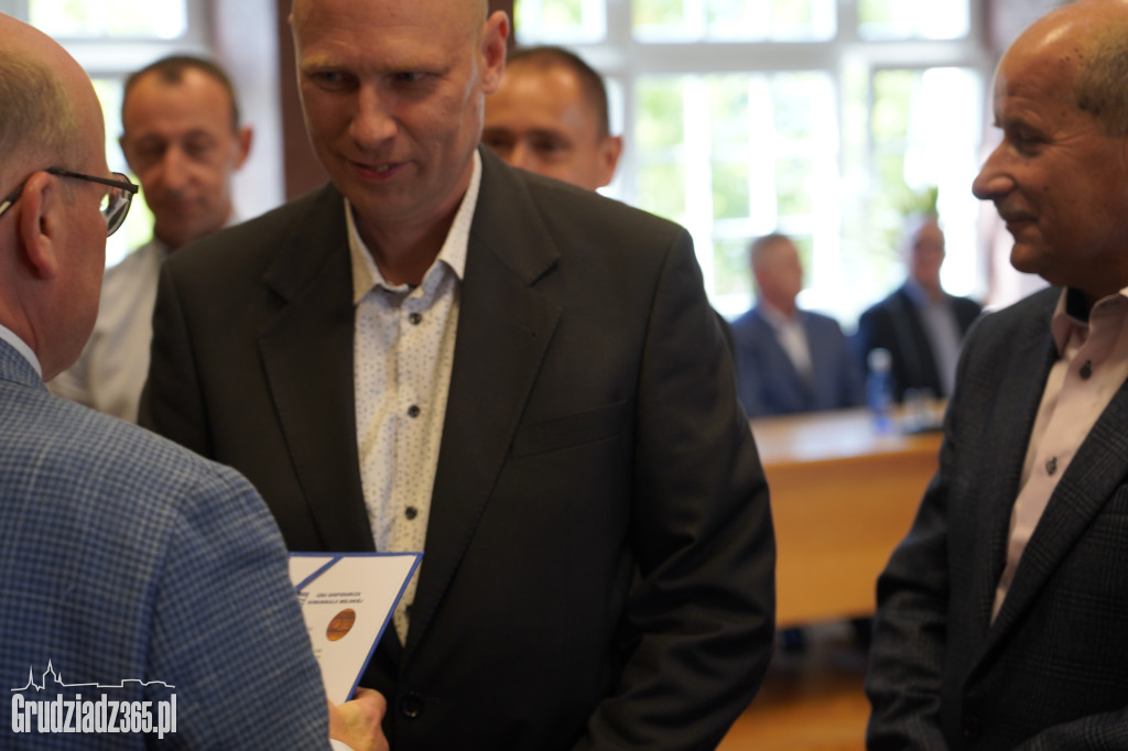 Pracownicy MZK Grudziądz odebrali medale za długoletnią pracę