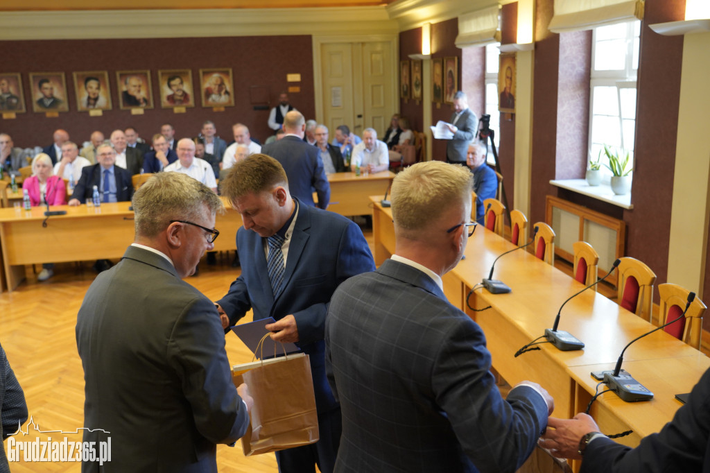 Pracownicy MZK Grudziądz odebrali medale za długoletnią pracę