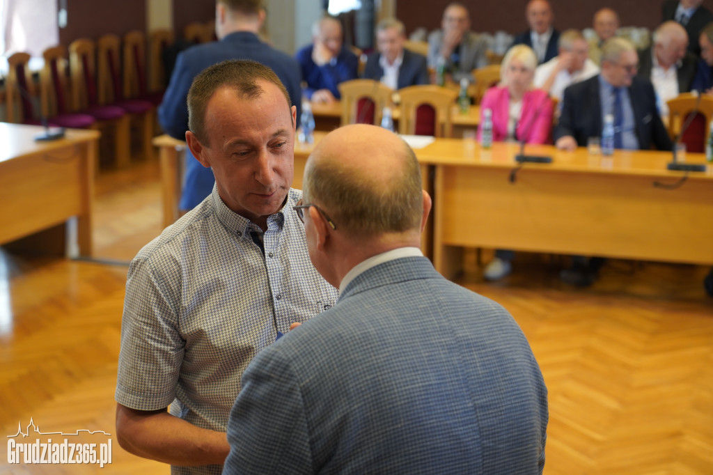 Pracownicy MZK Grudziądz odebrali medale za długoletnią pracę