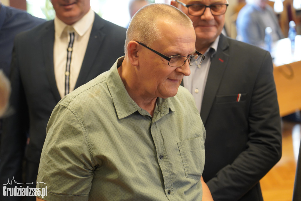 Pracownicy MZK Grudziądz odebrali medale za długoletnią pracę