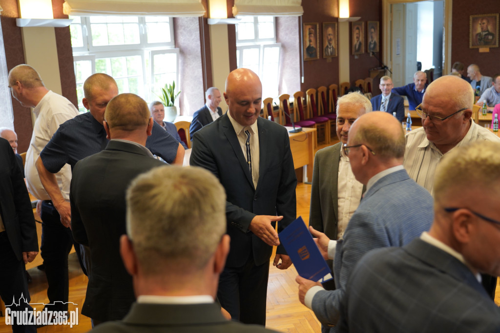 Pracownicy MZK Grudziądz odebrali medale za długoletnią pracę
