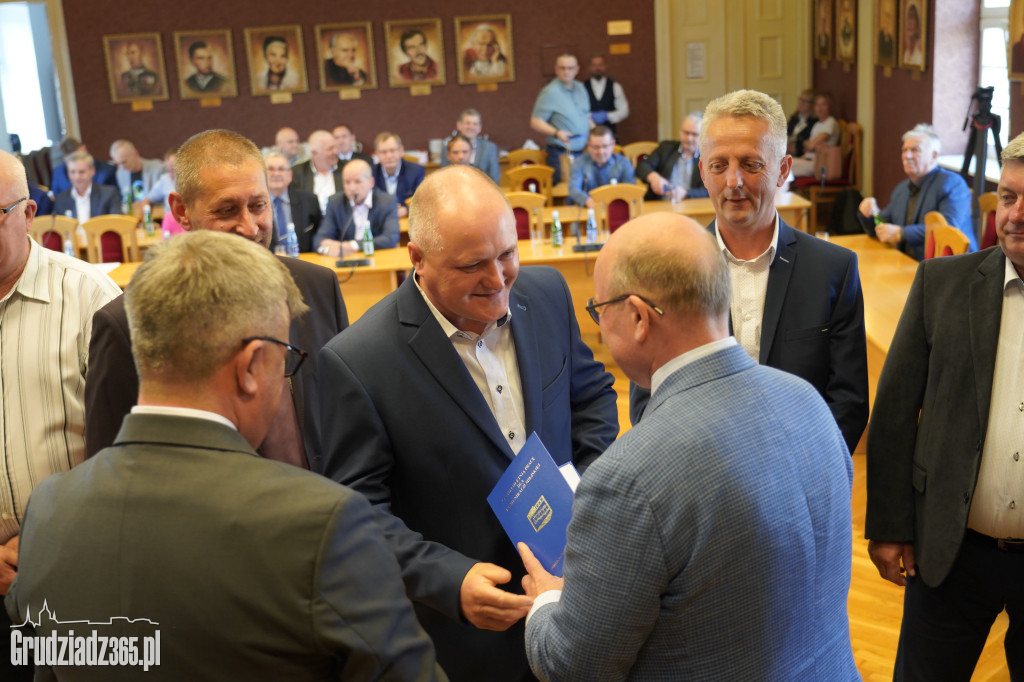 Pracownicy MZK Grudziądz odebrali medale za długoletnią pracę