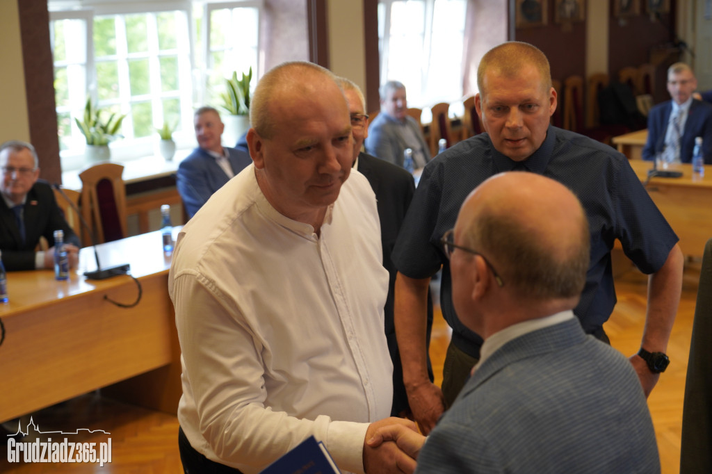 Pracownicy MZK Grudziądz odebrali medale za długoletnią pracę