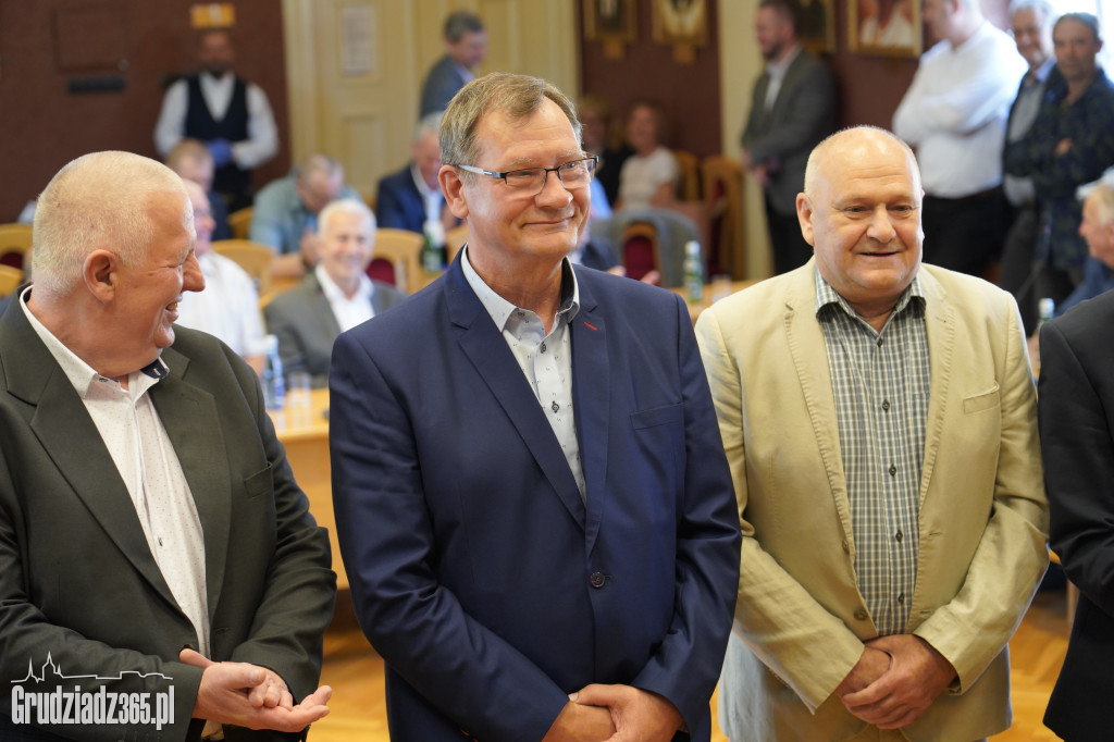 Pracownicy MZK Grudziądz odebrali medale za długoletnią pracę
