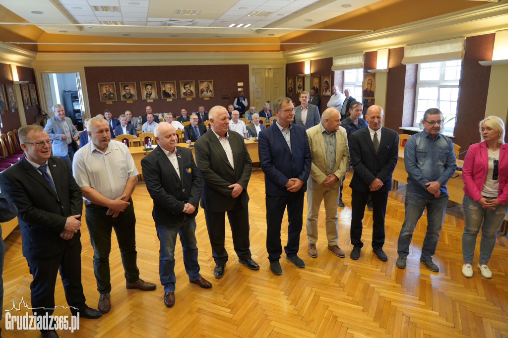Pracownicy MZK Grudziądz odebrali medale za długoletnią pracę