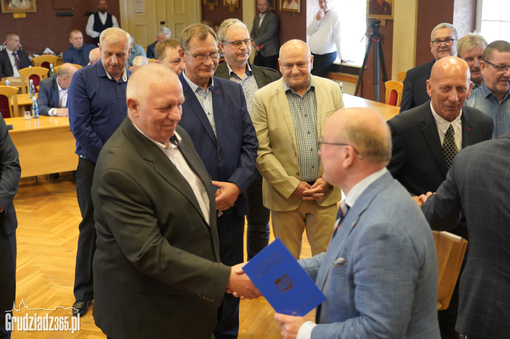 Pracownicy MZK Grudziądz odebrali medale za długoletnią pracę