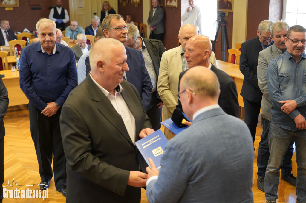 Pracownicy MZK Grudziądz odebrali medale za długoletnią pracę