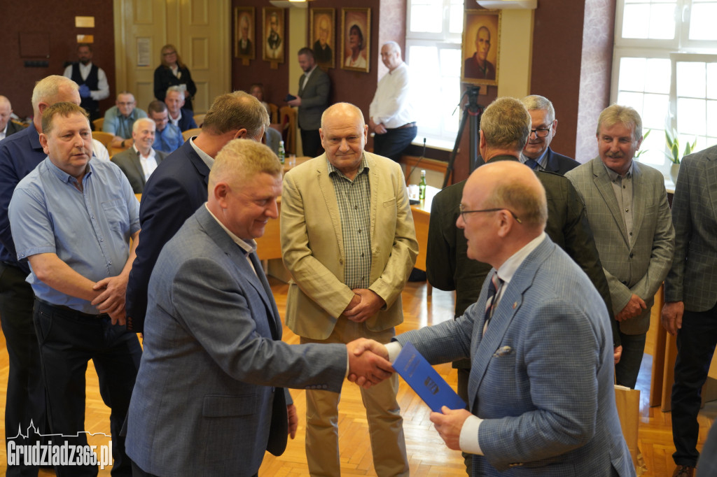 Pracownicy MZK Grudziądz odebrali medale za długoletnią pracę