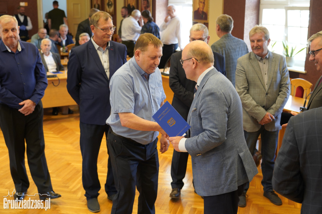 Pracownicy MZK Grudziądz odebrali medale za długoletnią pracę