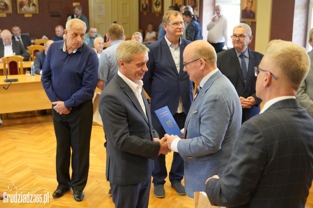 Pracownicy MZK Grudziądz odebrali medale za długoletnią pracę