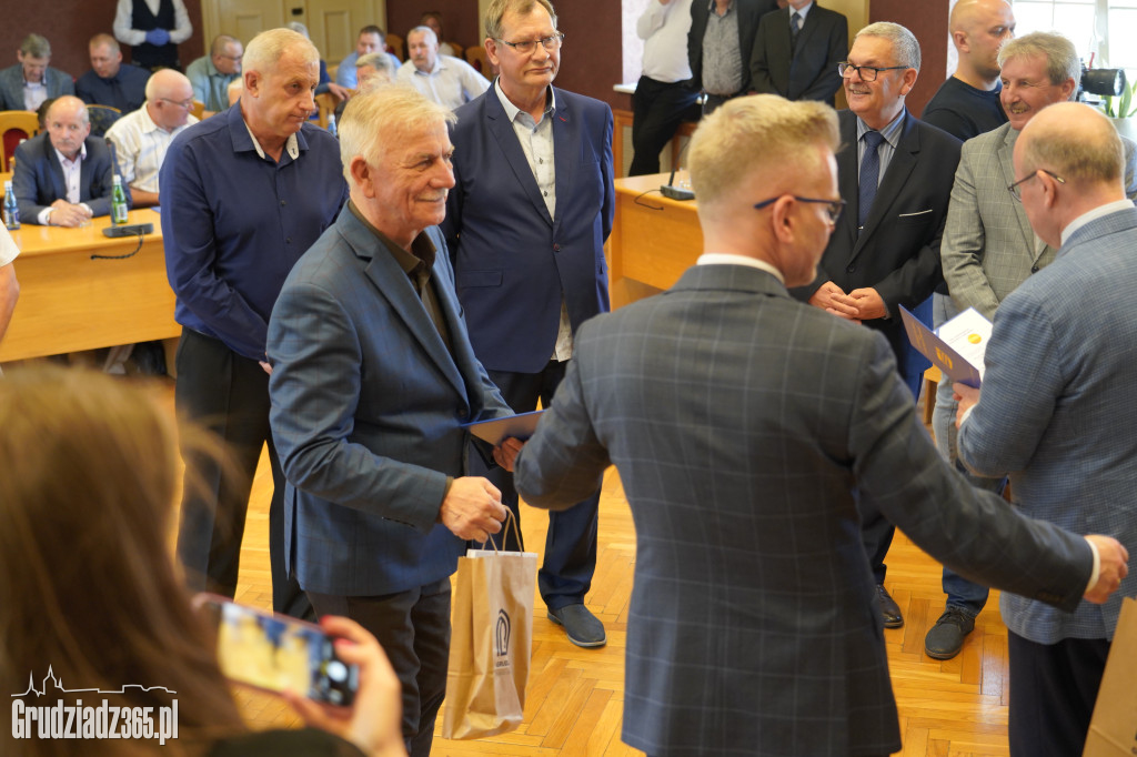 Pracownicy MZK Grudziądz odebrali medale za długoletnią pracę