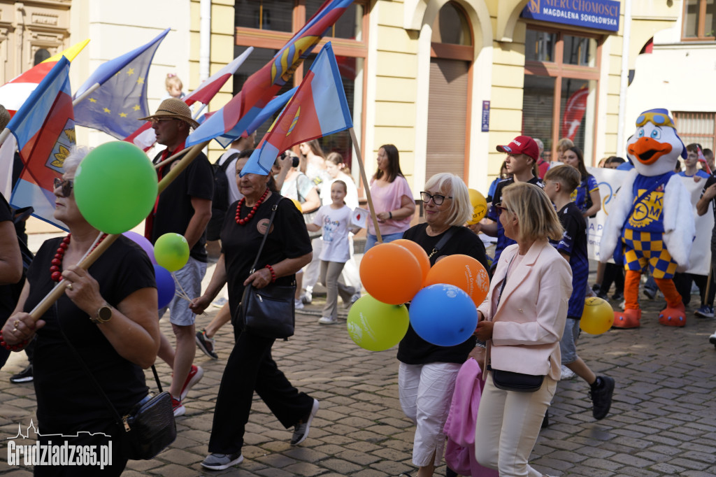 Jarmark Spichrzowy w Grudziądzu - przemarsz mieszkańców na Rynek
