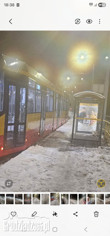 Lodowisko pod nogami grudziądzan. Przystanki i miejskie chodniki to tor przeszkód