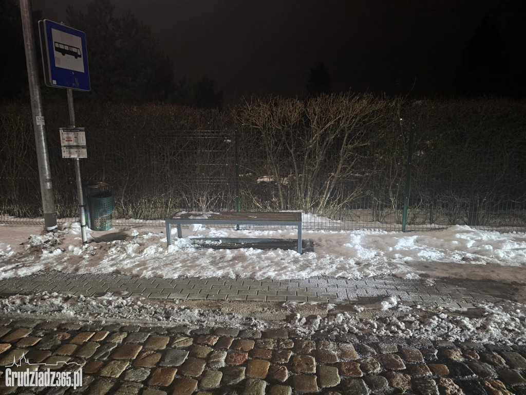 Lodowisko pod nogami grudziądzan. Przystanki i miejskie chodniki to tor przeszkód