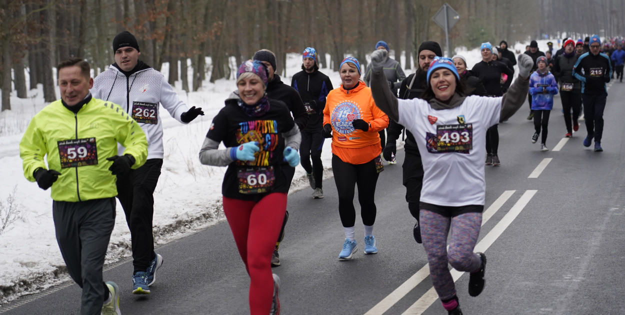 34. Finał WOŚP w Grudziądzu - bieg WOŚP, Rudnik