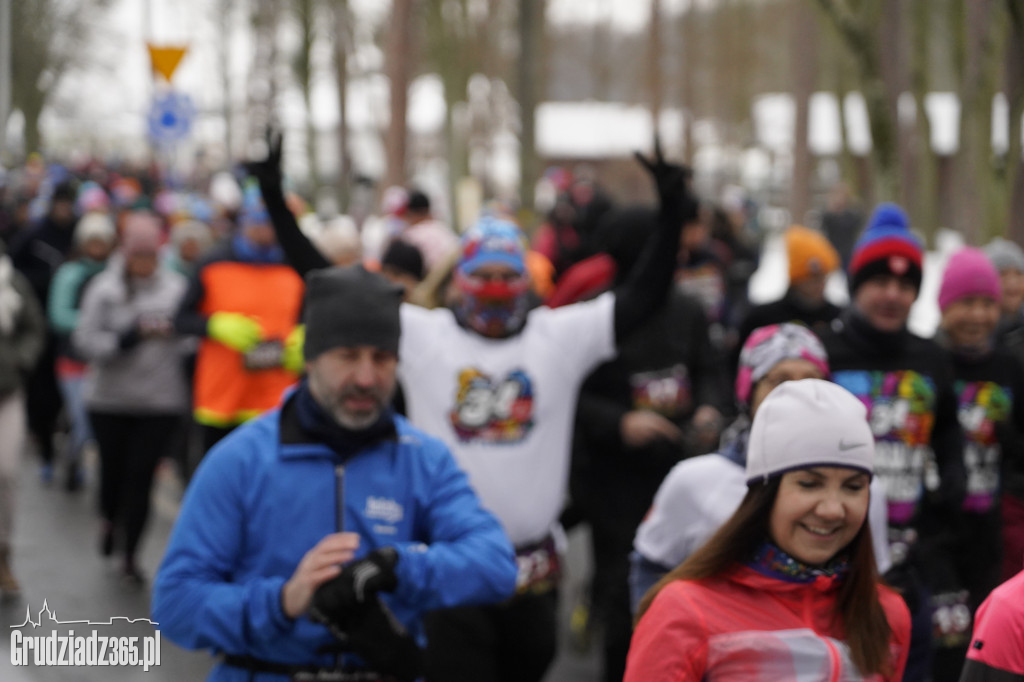34. Finał WOŚP w Grudziądzu - bieg WOŚP, Rudnik