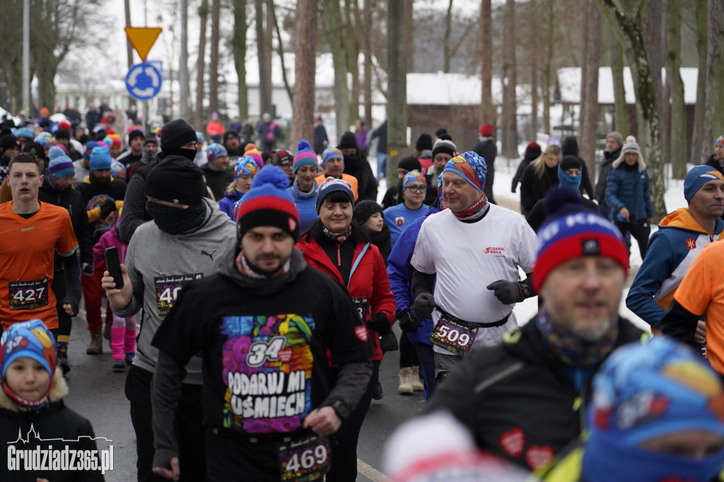 34. Finał WOŚP w Grudziądzu - bieg WOŚP, Rudnik