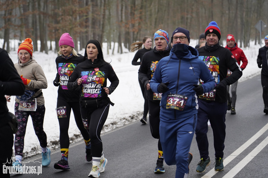 34. Finał WOŚP w Grudziądzu - bieg WOŚP, Rudnik