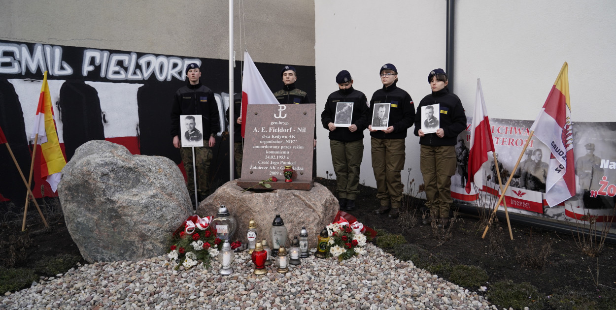 Narodowy Dzień Pamięci Żołnierzy Wyklętych - obchody przy rondzie Nila