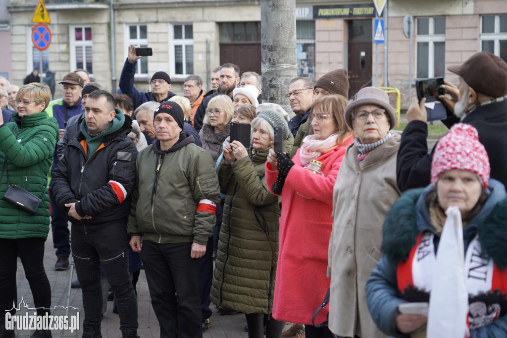 Narodowy Dzień Pamięci Żołnierzy Wyklętych - obchody przy rondzie Nila