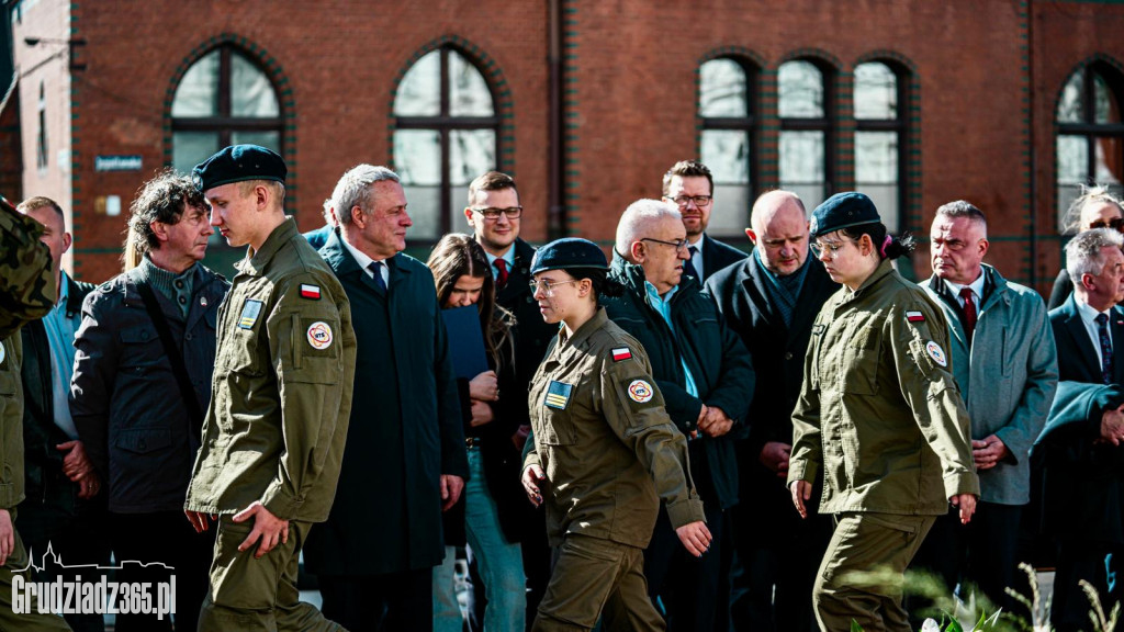 45. rocznica Bydgoskiego Marca 1981. Grudziądzka młodzież oddała hołd bohaterom „Solidarności”
