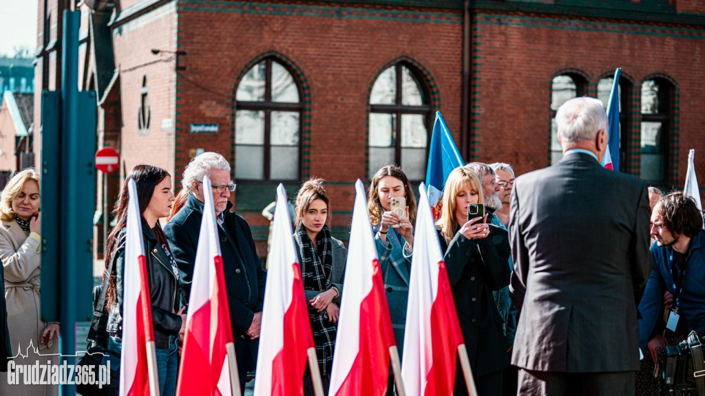 45. rocznica Bydgoskiego Marca 1981. Grudziądzka młodzież oddała hołd bohaterom „Solidarności”