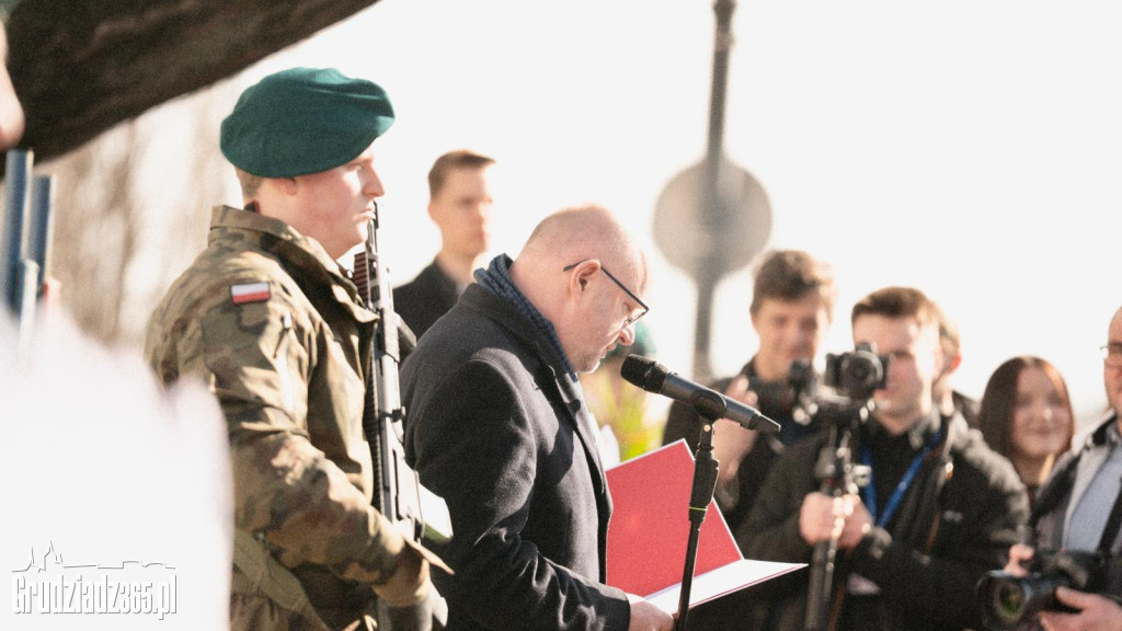 45. rocznica Bydgoskiego Marca 1981. Grudziądzka młodzież oddała hołd bohaterom „Solidarności”