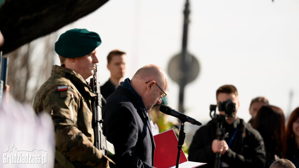 45. rocznica Bydgoskiego Marca 1981. Grudziądzka młodzież oddała hołd bohaterom „Solidarności”